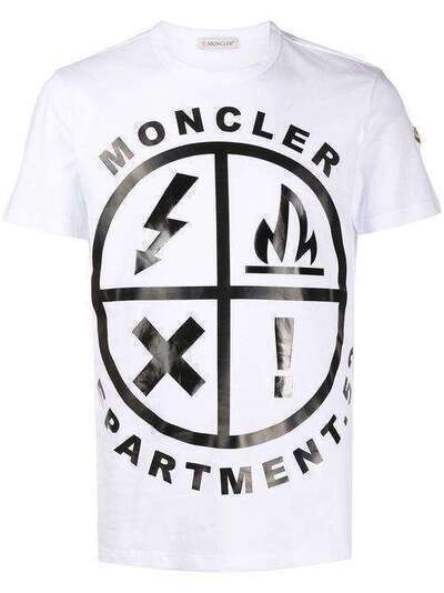 Moncler футболка с логотипом 8C740208390T