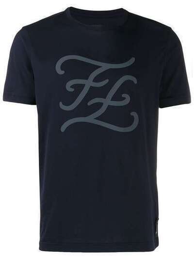 Fendi футболка с логотипом FY0894A9ME