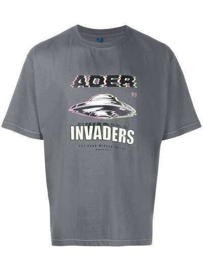 Ader Error футболка Invaders с логотипом 20ASSTO02CC2