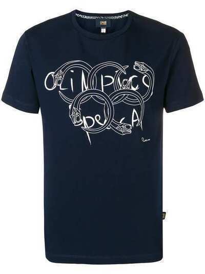 Cavalli Class футболка с принтом Olympic B3JTB72736641