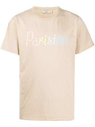 Maison Kitsuné футболка Parisien с графичным принтом EM00150KJ0008