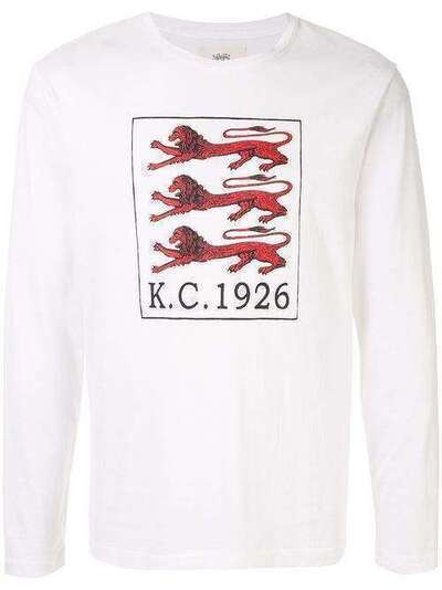 Kent & Curwen футболка с принтом львов K39D1TR030