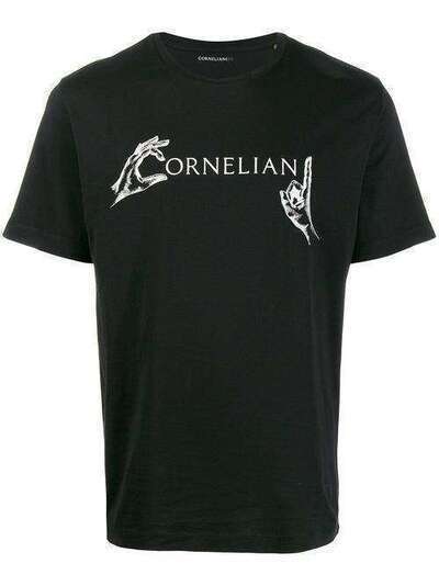 Corneliani футболка с логотипом 84G5879825042020