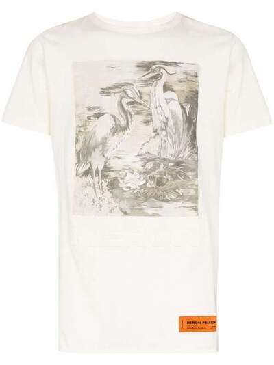 Heron Preston футболка с принтом HMAA011S209140220188