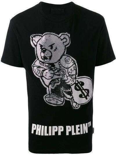 Philipp Plein футболка Teddy Bear с логотипом S20CMTK4252PJY002N