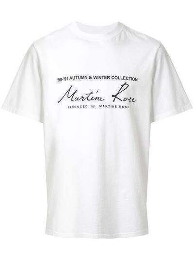 Martine Rose футболка с графичным принтом CMRSS20603