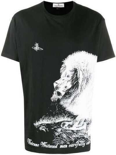 Vivienne Westwood футболка с контрастным принтом S25GC0436S22634