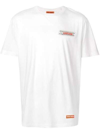 Heron Preston футболка с нашивкой Uniform HMAA004F197600130288