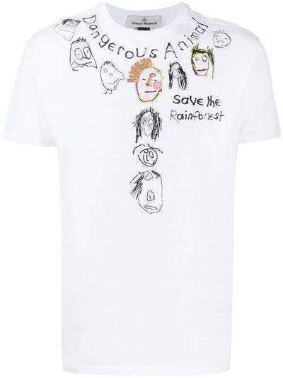 Vivienne Westwood футболка с принтом S25GC0463S22634