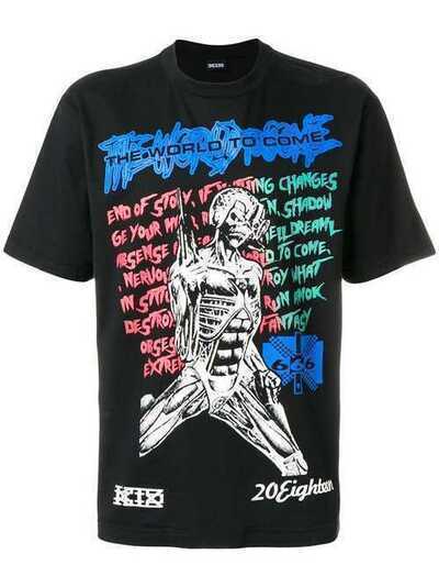 KTZ футболка с принтом 'Muscle Lady' SS18TS14AM