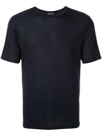 Giorgio Armani трикотажная футболка тонкой вязки 3GSM33SM06Z