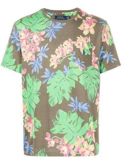 Polo Ralph Lauren футболка с короткими рукавами и цветочным принтом 710788944