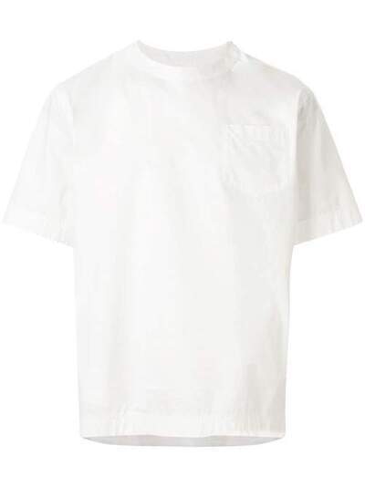 Sacai футболка с молнией SCM014