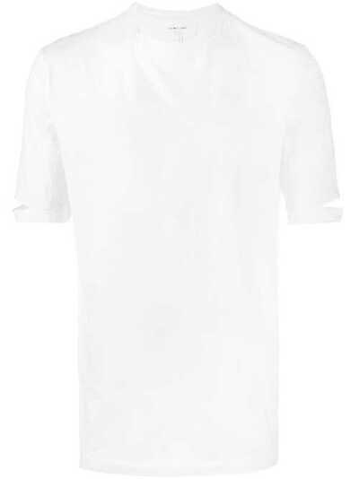 Helmut Lang футболка с разрезами на рукавах G09HM515