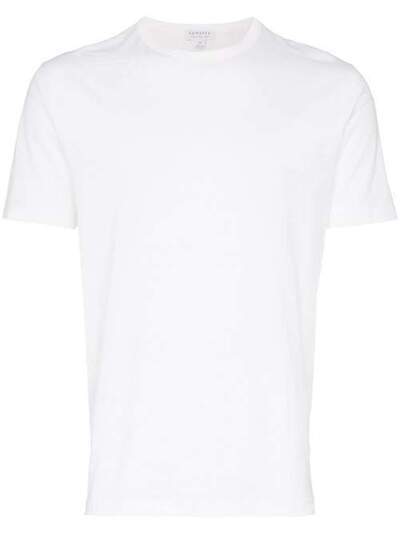 Sunspel классическая футболка с короткими рукавами MTSH0001WHAA