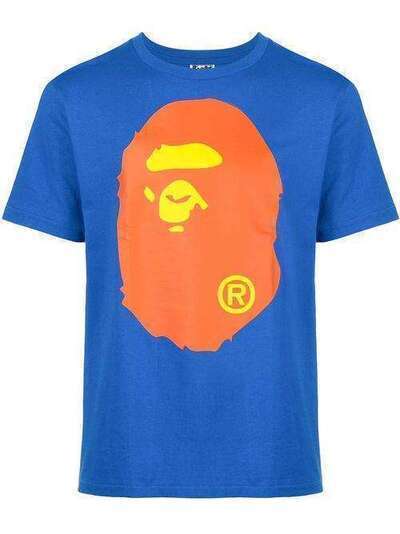 BAPE футболка Bicolor Big Ape Head M110081DBLX