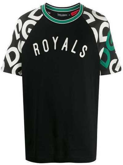 Dolce & Gabbana футболка Royals G8KQ6ZG7TOQ