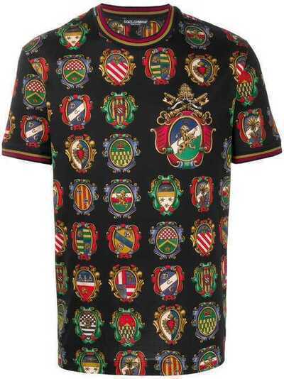 Dolce & Gabbana футболка с принтом G8KC0THH77N