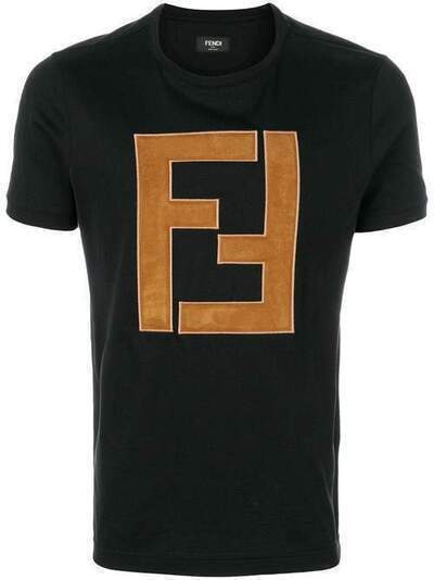 Fendi футболка с логотипом 'FF' FY0894A2BN
