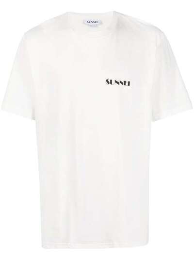 Sunnei футболка с круглым вырезом и логотипом MH01CC064