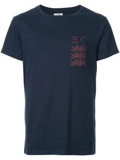 Kent & Curwen футболка с гербом со львами K3770TM12039
