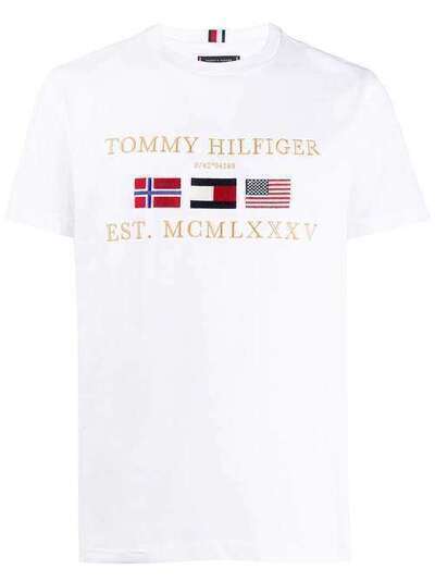 Tommy Hilfiger футболка с вышивкой MW0MW12516