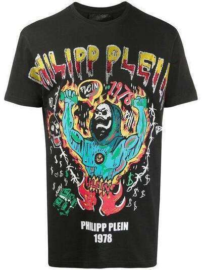 Philipp Plein футболка SS Graffiti P20CMTK4431PJY002N