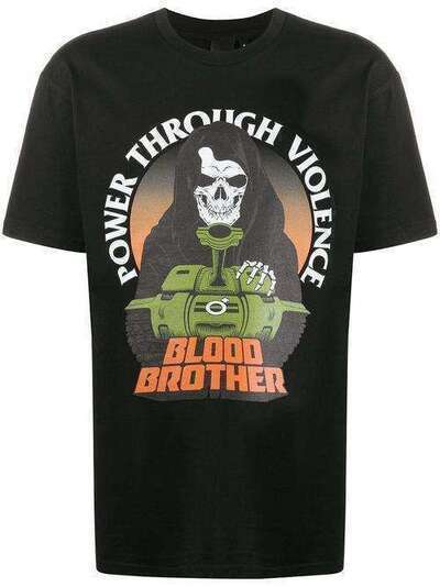 Blood Brother футболка Violence с графичным принтом BS20VIOLENCE25BLK