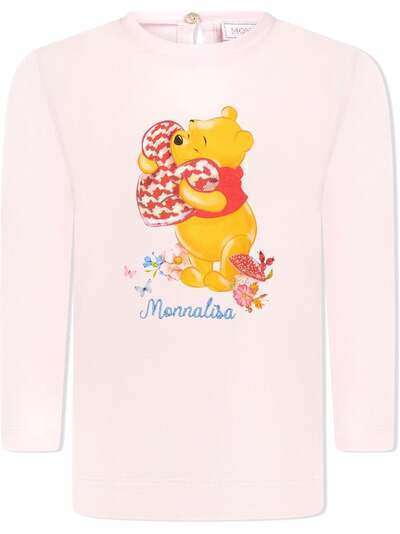 Monnalisa топ Winnie the Pooh с логотипом