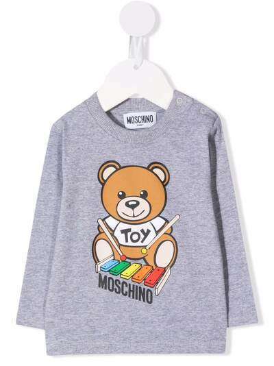 Moschino Kids футболка с принтом Teddy Bear