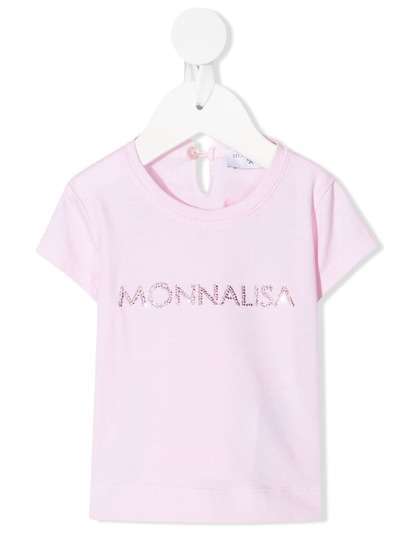 Monnalisa футболка со стразами