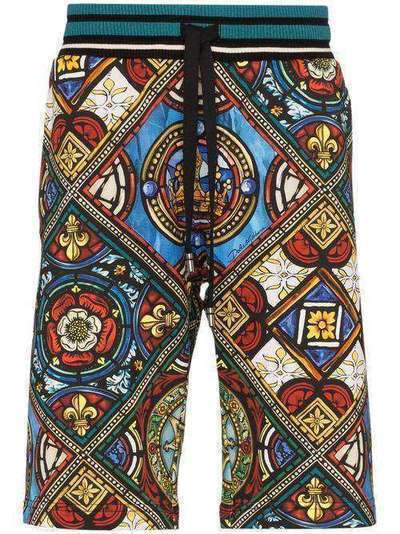 Dolce & Gabbana спортивные шорты с принтом GYZFATFS7HO