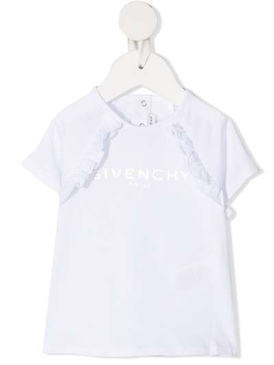 Givenchy Kids футболка с оборками