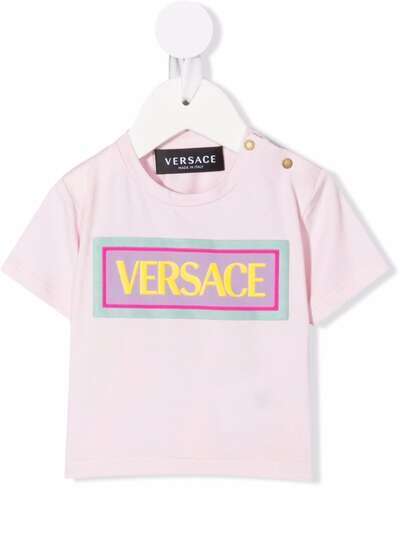 Versace Kids футболка с логотипом