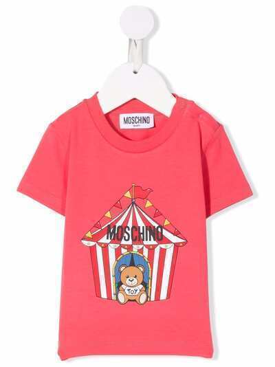 Moschino Kids graphic-print cotton T-shirt