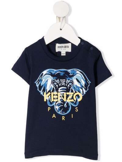 Kenzo Kids футболка с принтом