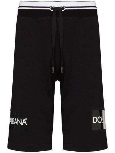 Dolce & Gabbana спортивные шорты с логотипом GYPHATG7SLZ