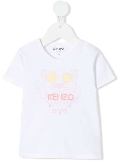 Kenzo Kids футболка с принтом