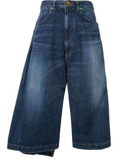 Maison Mihara Yasuhiro джинсовые шорты A03PT023