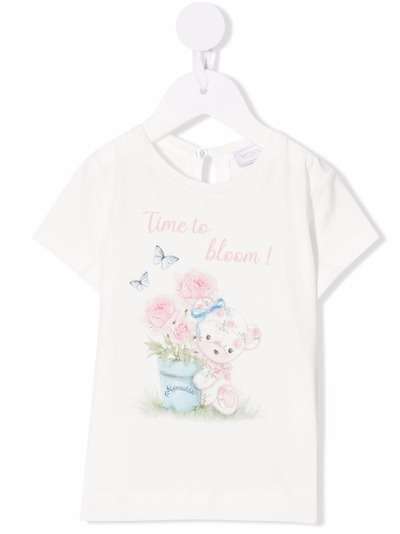 Monnalisa футболка Time To Bloom