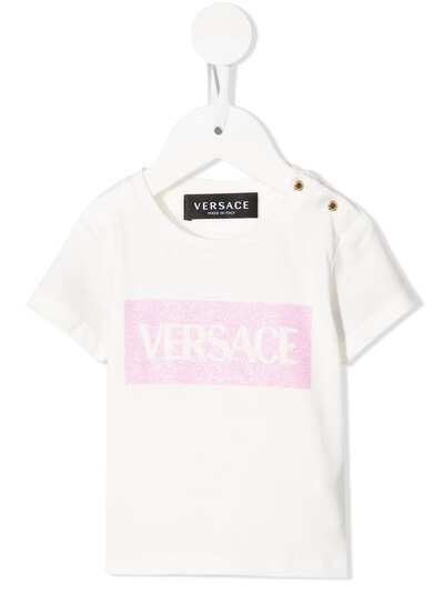 Versace Kids футболка с логотипом