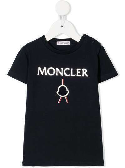 Moncler Enfant футболка с логотипом