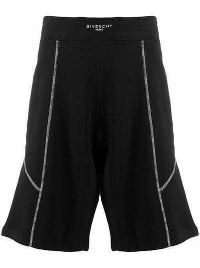 Givenchy шорты-бермуды с контрастной строчкой BM50CK30AF