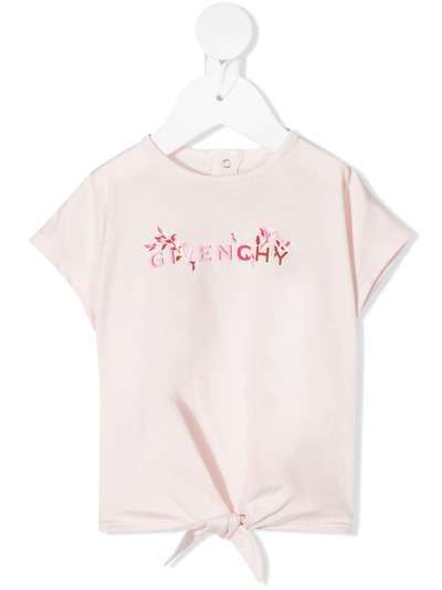 Givenchy Kids футболка с завязками