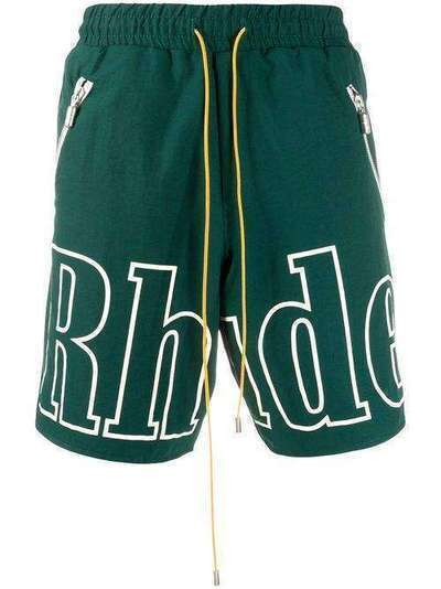 Rhude шорты с кулиской и логотипом 06PS20039