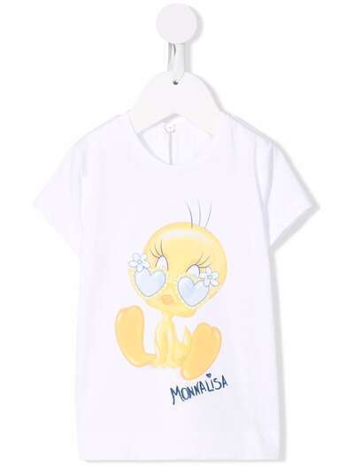 Monnalisa футболка Looney Tunes с логотипом
