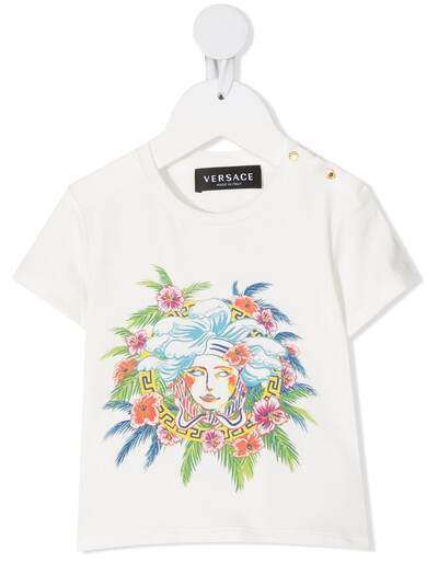 Versace Kids футболка с принтом Medusa