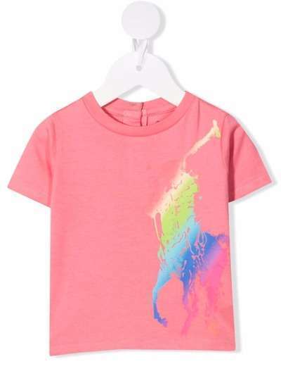 Ralph Lauren Kids футболка с принтом Polo Pony