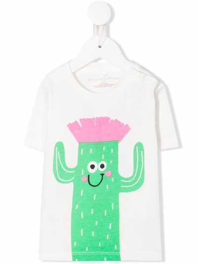 Stella McCartney Kids футболка из органического хлопка с принтом