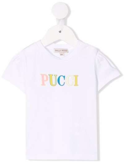 Emilio Pucci Junior футболка с логотипом